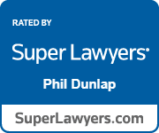 Rated By Super Lawyers Phil Dunlap | SuperLawyers.com